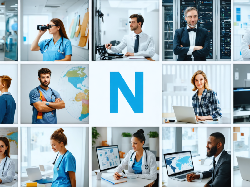 Métiers en N : 12 exemples clés pour guider votre orientation professionnelle