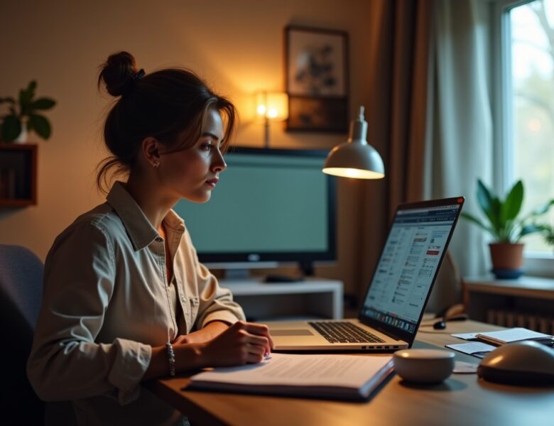 Comment créer un bureau à domicile ergonomique pour maximiser votre productivité