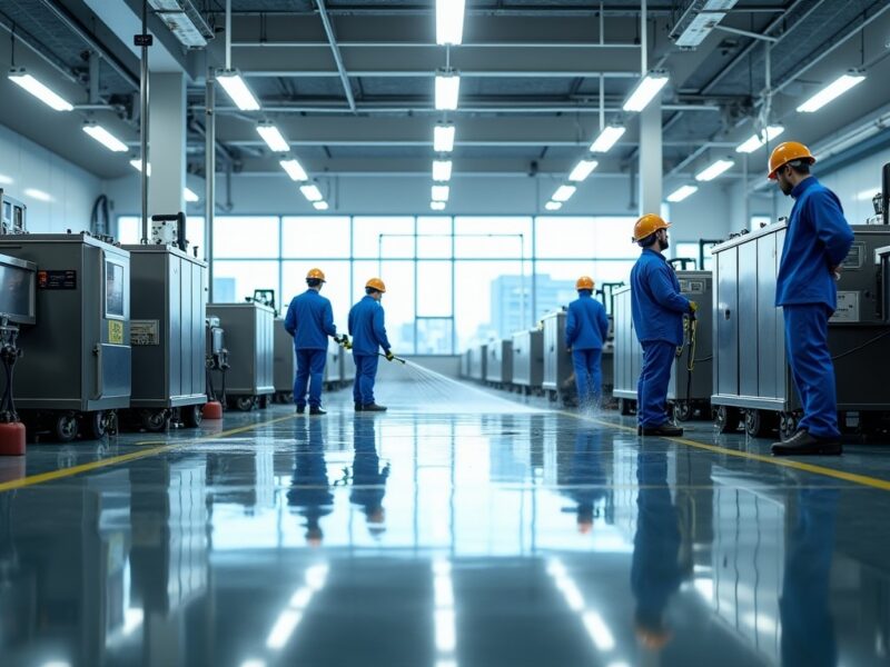 Nettoyage industriel en usine : défis, techniques innovantes et conseils essentiels