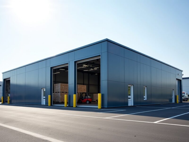 Bâtiment modulaire : la solution flexible pour optimiser stockage, logistique et pics d’activité saisonnière